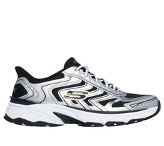 Skechers Pantofi barbati sport STAMINA SPORT 233150 SILVER/BLACK IB2739-SLBK
