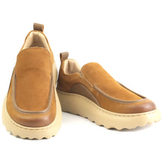 Battisto Lascari Pantofi barbati 2578 maro nubuk IB2750-MARON