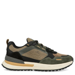 JEEP SNEAKERS BARBATI GROUND JM52080A BLACK/KHAKI IB2755-BLKHA