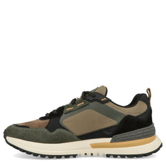 JEEP SNEAKERS BARBATI GROUND JM52080A BLACK/KHAKI IB2755-BLKHA