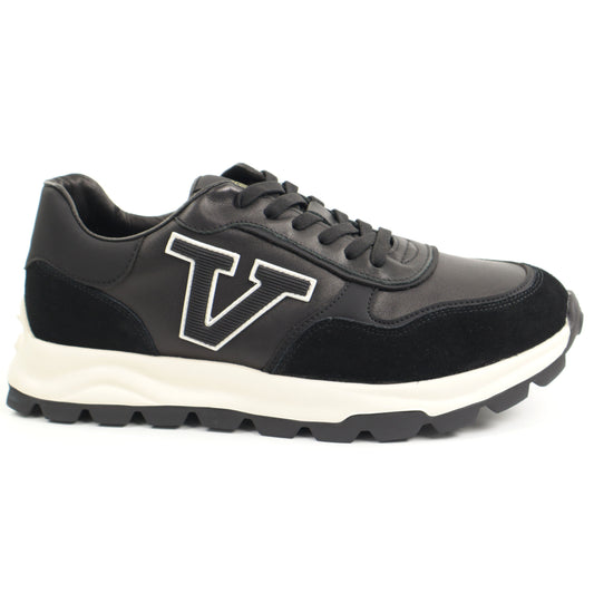 Franco Gerardo Pantofi barbati piele naturala 9211 BLACK IB2765-BLK