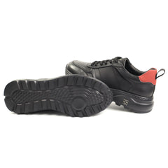 Franco Gerardo Pantofi barbati piele naturala 302 BLACK/RED IB2766-BKRD