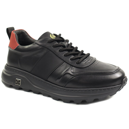 Franco Gerardo Pantofi barbati 302 BLACK/RED IB2766-BKRD