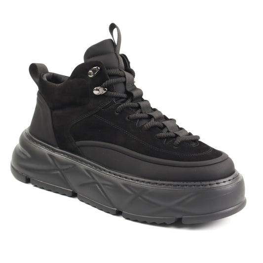 Franco Gerardo Ghete barbati piele naturala 88860 BLACK IB2780-BLK