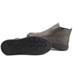 Franco Gerardo Ghete barbati piele naturala 2M72703 GRAY IB2797-GRY