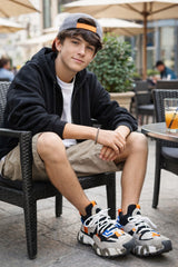 GRYXX Pantofi barbati 4S18159G 01 Z BLACK/MULTICOLOR IB2802-BKMT