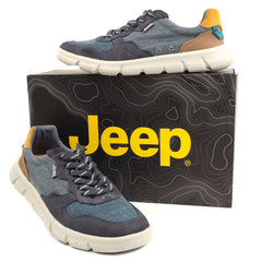 JEEP Pantofi barbati JM61041A BLUE IB2806-BLU