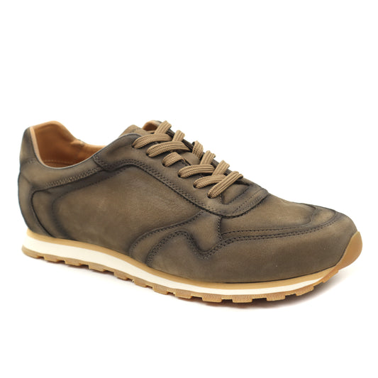 Eldemas Pantofi barbati piele naturala 3 1006 12 kaki IB2817-KAKI