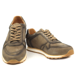 Eldemas Pantofi barbati piele naturala 3 1006 12 kaki IB2817-KAKI