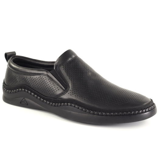 Otter Pantofi barbati vara piele naturala E6E660007A 01 N negru IB2824-NG