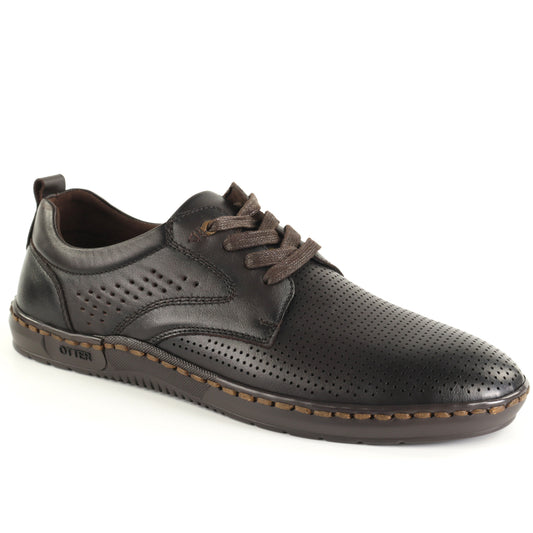 Otter Pantofi barbati vara piele naturala 85DT80010B C4 N maro IB2825-MARO