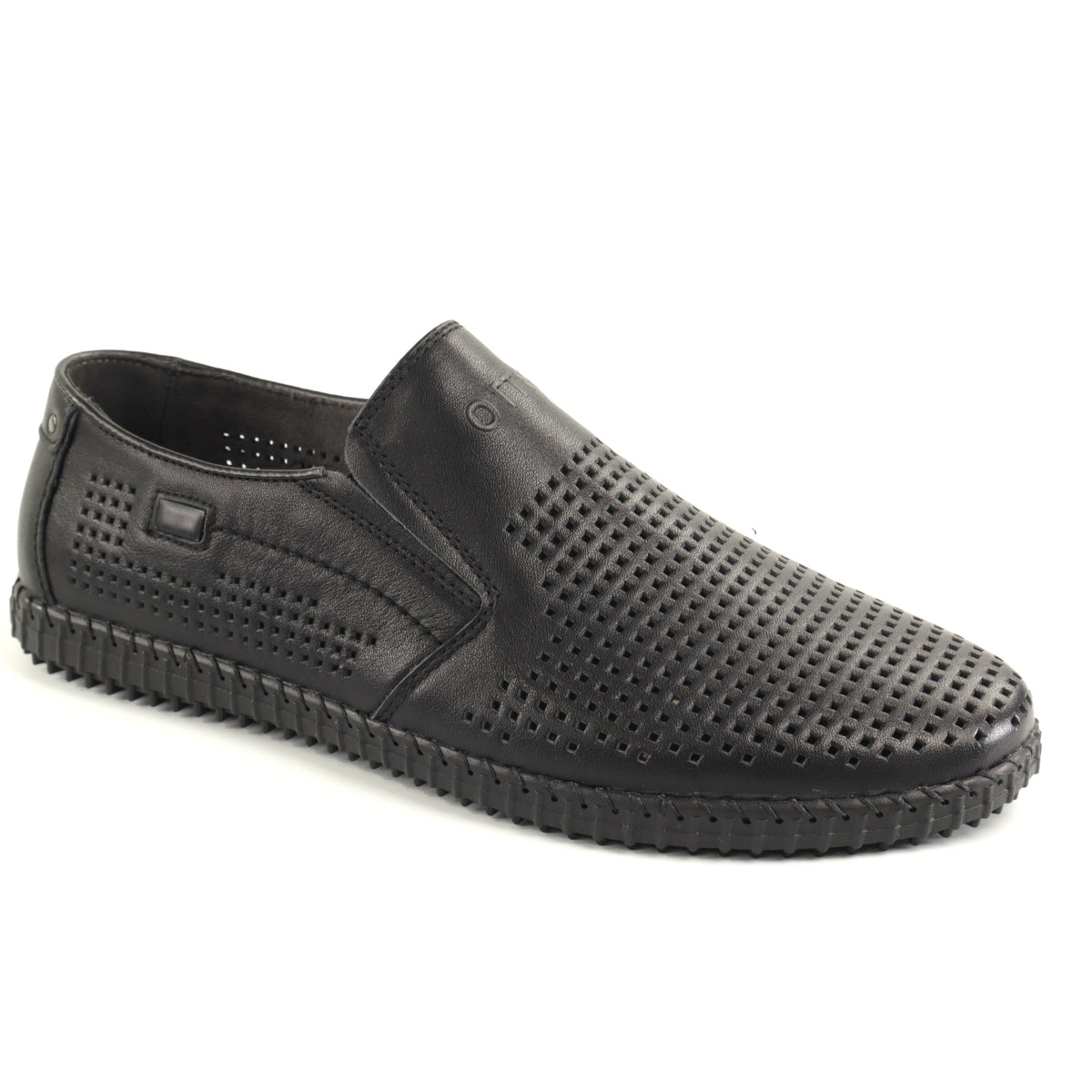 Otter Pantofi barbati vara piele naturala 85DT80005A 01 N BLACK IB2827-BLK