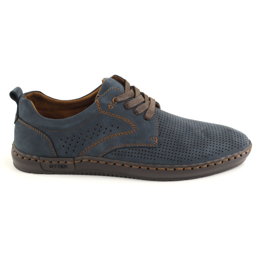 Otter Pantofi barbati vara piele naturala 85DT80010C 42 2 NAVY IB2831-NVY