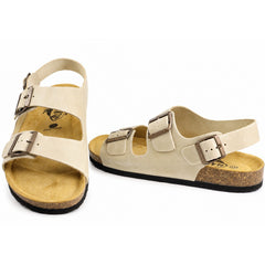 Plakton Sandale barbati piele naturala 175113 bej IB2836-BEJ
