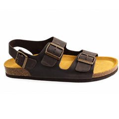 Plakton Sandale barbati piele naturala 175113 maro IB2836-MARO