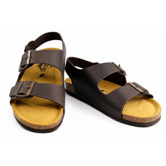 Plakton Sandale barbati piele naturala 175113 maro IB2836-MARO