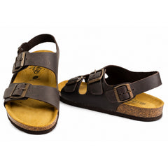 Plakton Sandale barbati piele naturala 175113 maro IB2836-MARO