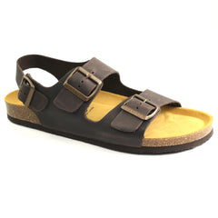 Plakton Sandale barbati piele naturala 175113 maro IB2836-MARO
