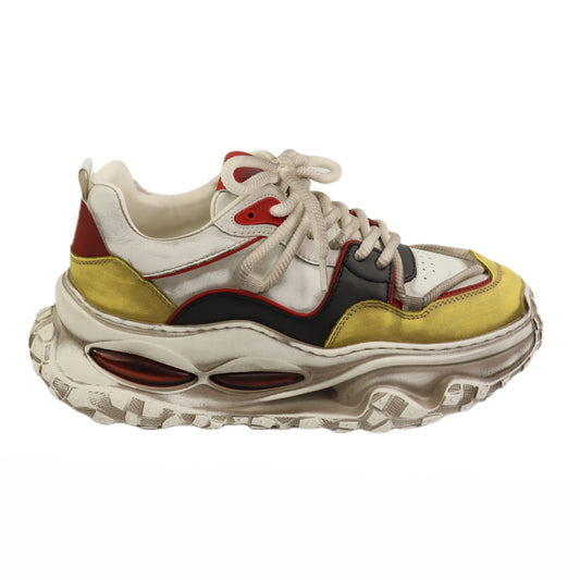 Franco Gerardo Pantofi barbati piele naturala 95932 WHITE/RED IB2840-WRED