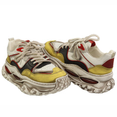 Franco Gerardo Pantofi barbati piele naturala 95932 WHITE/RED IB2840-WRED