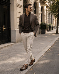 Eldemas Pantofi barbati HKH2557 maro IB2844-MARO