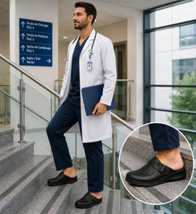 Best Comfort Saboti medicinali barbati 56 Best Comfort negru IB2848-NG