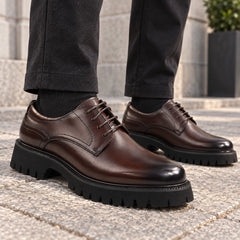 Battisto Lascari Pantofi barbati piele naturala C30724 10 COFFEE IB2855-COF