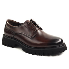 Battisto Lascari Pantofi barbati piele naturala C30724 10 COFFEE IB2855-COF