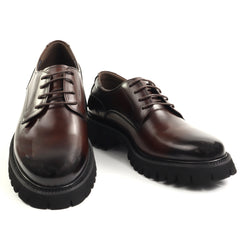 Battisto Lascari Pantofi barbati piele naturala C30724 10 COFFEE IB2855-COF