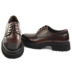 Battisto Lascari Pantofi barbati piele naturala C30724 10 COFFEE IB2855-COF