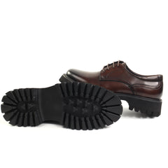 Battisto Lascari Pantofi barbati piele naturala C30724 10 COFFEE IB2855-COF