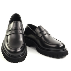 Battisto Lascari Pantofi barbati piele naturala C30724 11 BLACK IB2856-BLK