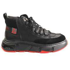 GRYXX Ghete barbati piele naturala 1JS90005 01 N negru IB2858-NG