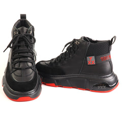 GRYXX Ghete barbati piele naturala 1JS90005 01 N negru IB2858-NG