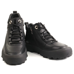 Franco Gerardo Ghete barbati piele naturala E18013 BLACK IB2860-BLK