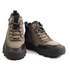 Franco Gerardo Ghete barbati piele naturala E18013 GRAY IB2860-GRY