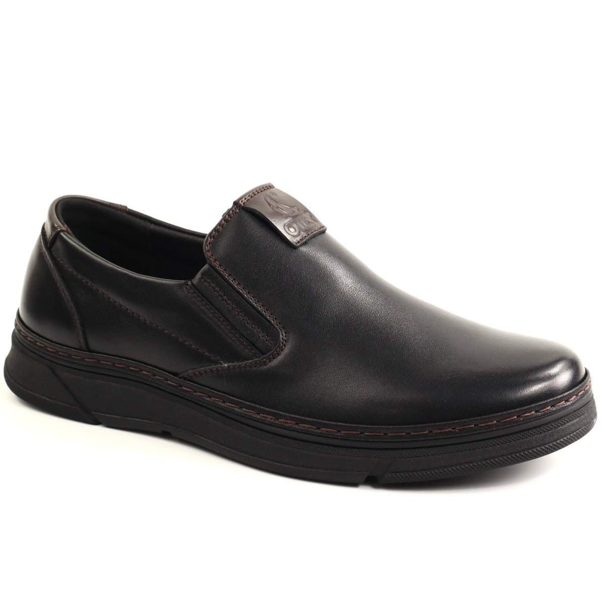 Otter Pantofi barbati piele naturala 1DT90002A 01 N negru IB2861-NG
