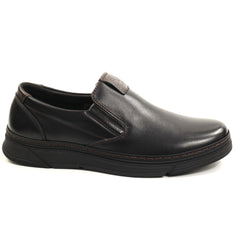 Otter Pantofi barbati piele naturala 1DT90002A 01 N negru IB2861-NG