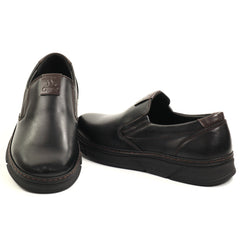 Otter Pantofi barbati piele naturala 1DT90002A 01 N negru IB2861-NG