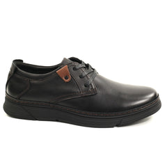 Otter Pantofi barbati piele naturala 1DT90004A 01 N negru IB2862-NG