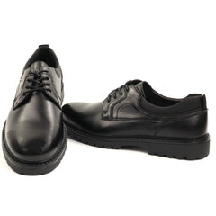Otter Pantofi barbati piele naturala 1DT90005A 01 N negru IB2863-NG