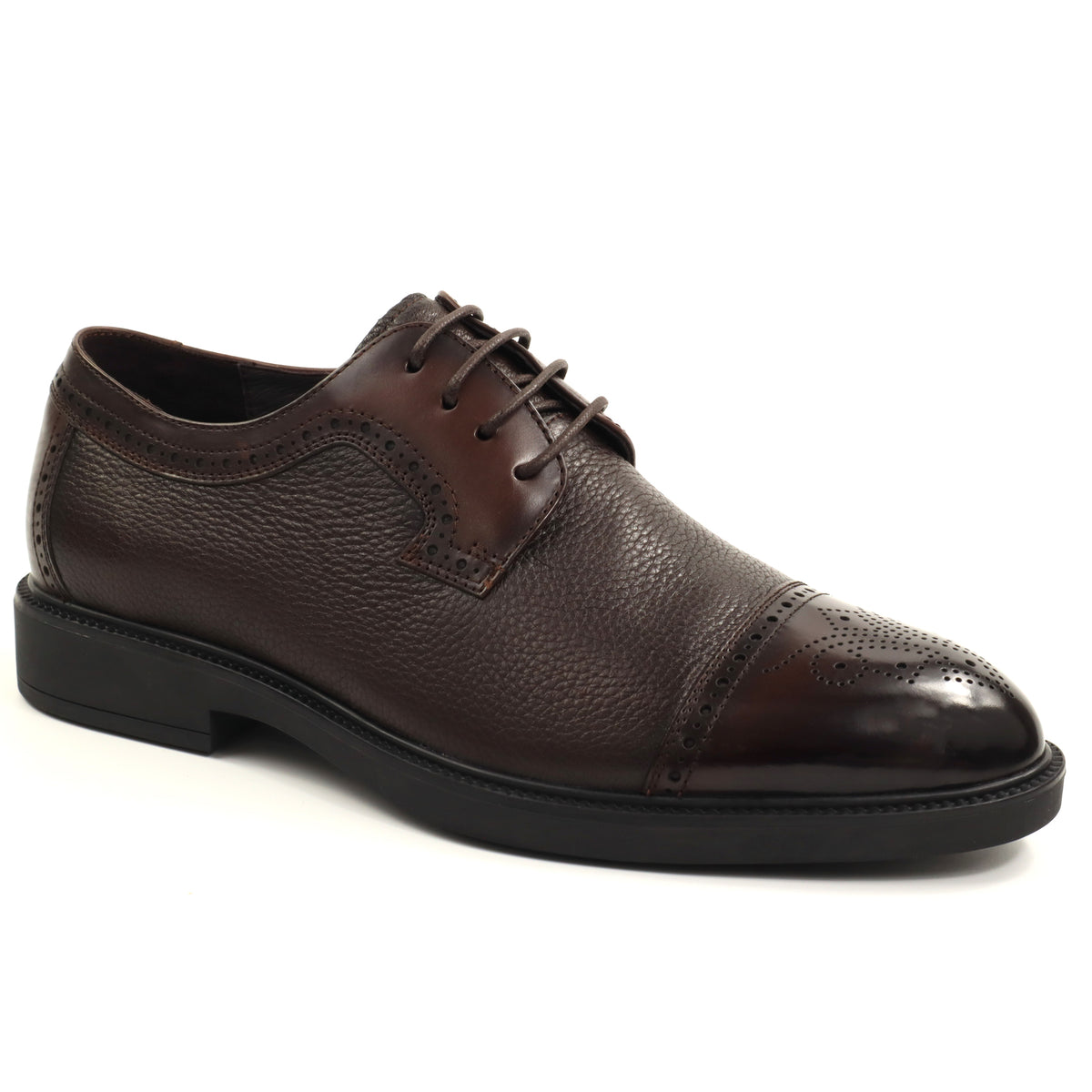 Caribu Pantofi barbati piele naturala 1SN30008B 02 N maro IB2870-MARO