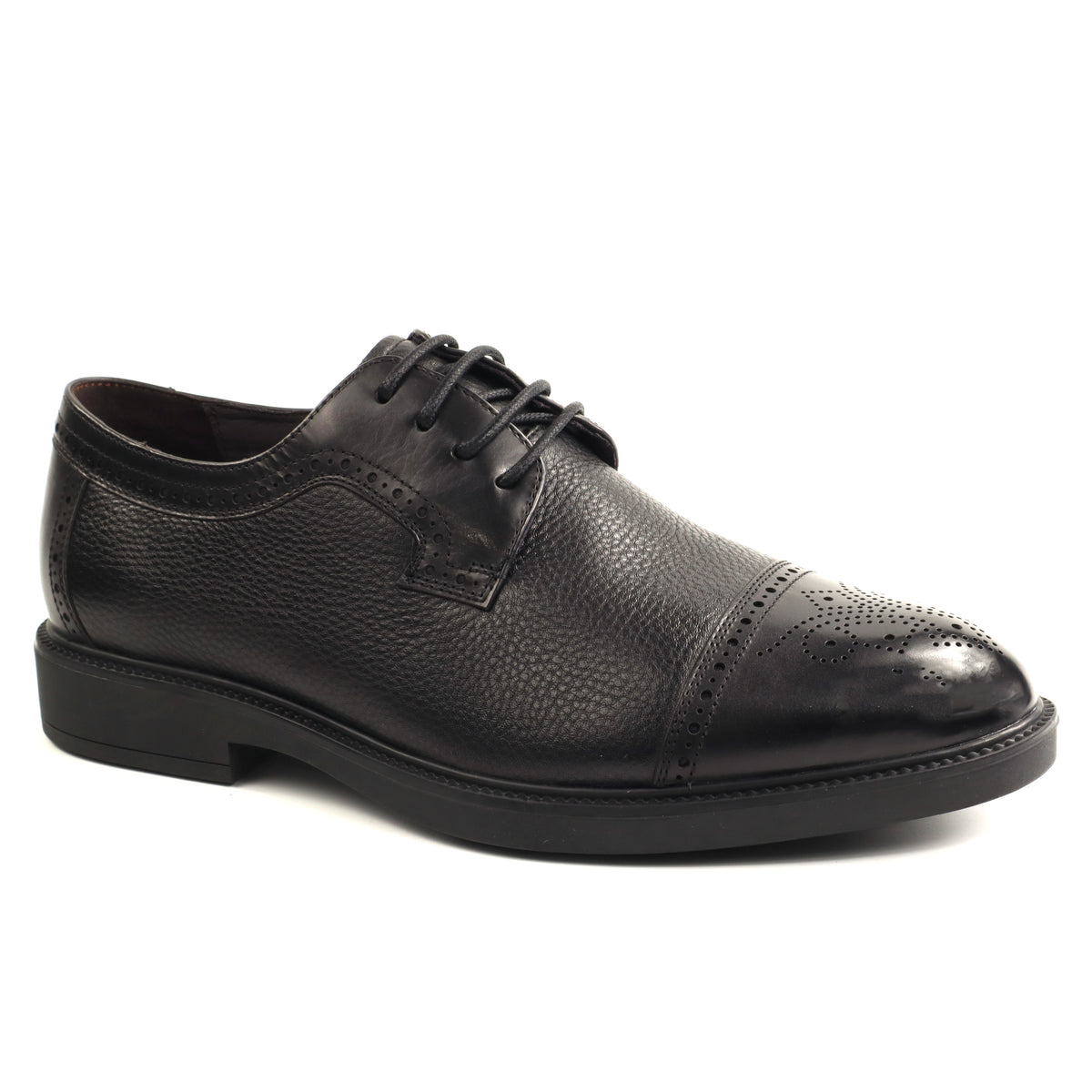 Caribu Pantofi barbati piele naturala 1SN30008A 01 N negru IB2872-NG
