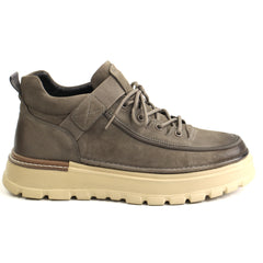 Mels Pantofi barbati piele naturala R028 2 gri IB2873-GRI