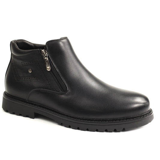 Otter Ghete barbati piele naturala 1DT90012A 01 N negru IB2874-NG