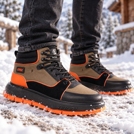 Otter Ghete barbati piele naturala 1E690018B 97 N bej diverse IB2877-BJDVS
