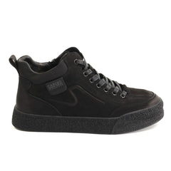 Caribu Ghete barbati piele naturala 1J290005A 01 I negru velur IB2881-NGV