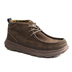 JEEP Ghete barbati piele naturala JM62021A DARK BROWN IB2882-CDB