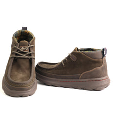 JEEP Ghete barbati piele naturala JM62021A DARK BROWN IB2882-CDB