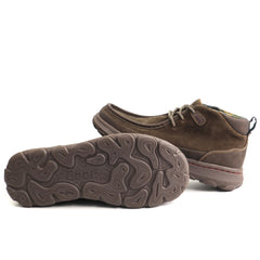 JEEP Ghete barbati piele naturala JM62021A DARK BROWN IB2882-CDB